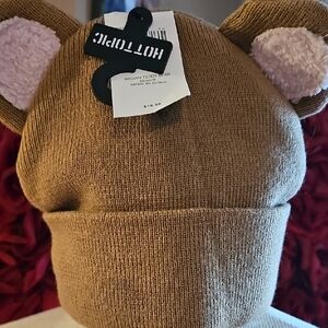 Brown Teddy Bear Kids Hat